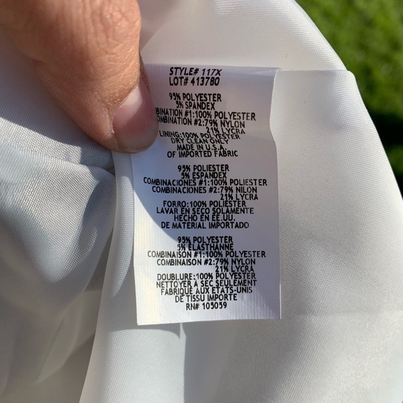 Xscape floral fit and flare dress - Picture 4 of 4